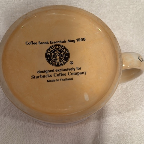 Starbucks 1998 Coffee Break Essentials Mug 20 oz - Picture 5 of 9
